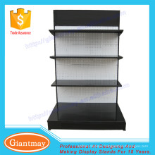 heavy duty single sided pegboard tool holder metal display rack/stand